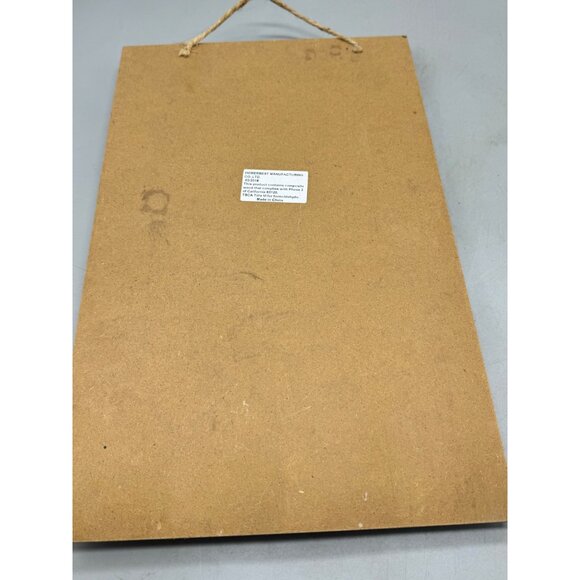 Rustic Autumn Welcome Sign With Pumpkin & Leaf Design fall 10x16" barn door READ - Picture 4 of 7